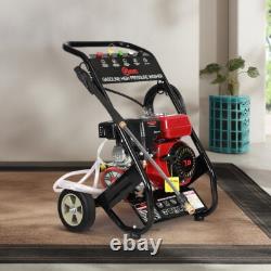 Petrol Pressure Washer Engine High Power Jet Cleaner Patio 8 HP 3950PSI Garden