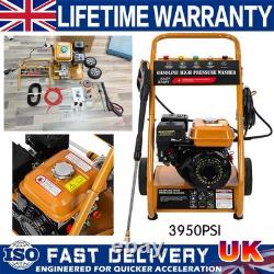 Petrol Pressure Washer High Power Jet Recoil Start Gearzaar Max 3190 Psi 6.5hp