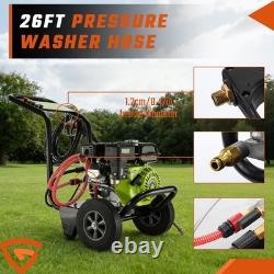 Petrol Pressure Washer Max 3500psi 212cc 4 Stroke High Power Jet Recoil Start Uk