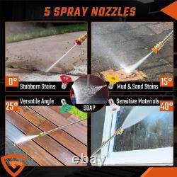 Petrol Pressure Washer Max 3950 PSI 6.5HP High Power Jet Recoil Start 8M Hose