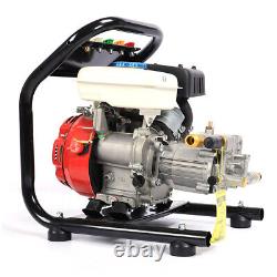 Portable 110BAR Petrol Powerful Pressure 8M Jet Washer Engine 1590 PSI & Barrel