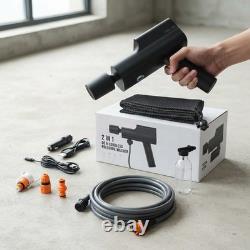 Portable Cordless Pressure Washer 600 PSI Power, 12000mAh Battery, & 5 Nozzles