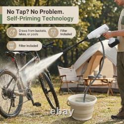 Portable Cordless Pressure Washer 725PSI Mobile Wireless Power Washer with 21V