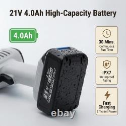 Portable Cordless Pressure Washer 725PSI Mobile Wireless Power Washer with 21V