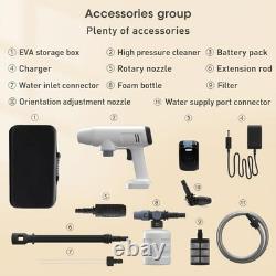 Portable Cordless Pressure Washer 725PSI Mobile Wireless Power Washer with 21V
