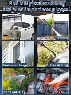 Portable Cordless Pressure Washer with 2 Batteries 1200 PSI Power & Foam Ca
