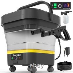 Portable Cordless Pressure Washer with Tank 1200 PSI Foldable Power Washer
