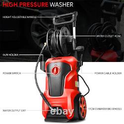 Portable High-Pressure Electric Power Cleaner Washer Machine 2176 PSI 2.4 GPM