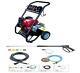Portable Petrol Powered High Power Pressure Jet Washer 6.5hp Engine Max 2500psi