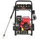 Portable Petrol Powered High Power Pressure Jet Washer 7hp Engine Max 3950 Psi