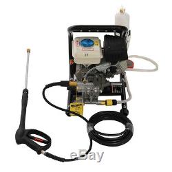 Portable Petrol Pressure 3.0HP Power Washer 1300 PSI Jet Washer With 8M Hose Kit