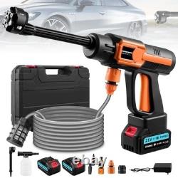 Portable Pressure Washer 21V 870 PSI High Power with 2 Batteries Included