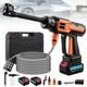 Portable Pressure Washer 21v 870 Psi High Power With 2 Batteries Included