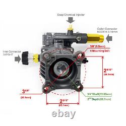 Power High Pressure Washer Pump 2700 PSI for 3/4 Shaft Horizontal Washer Pump