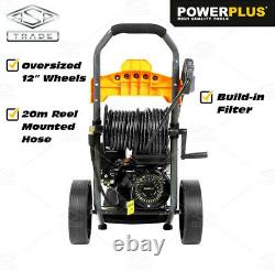 Power Plus Pressure Washer 3900PSI/270BAR Petrol Jet Power Car Wash Cleaner