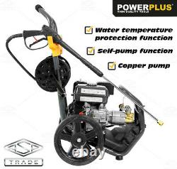 Power Plus Pressure Washer 3900PSI/270BAR Petrol Jet Power Car Wash Cleaner