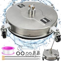 Power Pressure Surface Cleaner Attachment Washer Nozzle Patio Up to 4000PSI UK