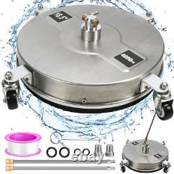 Power Pressure Surface Cleaner Attachment Washer Nozzle Patio Up to 4000PSI UK