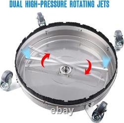 Power Pressure Washer Nozzle Patio Surface Cleaner Attachment Up to 4000PSI UK