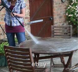 Power Washer 1400w Spear and Jackson 100 Bar Pressure Washer Car Patio Cleaner