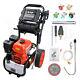 Powerful 170 Bar 2465psi Petrol Pressure Washer Jet Wash Patio Cleaner 20m Hose