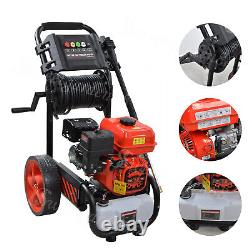 Powerful 170 Bar 2465psi Petrol Pressure Washer Jet Wash Patio Cleaner 20m Hose