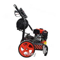 Powerful 170 Bar 2465psi Petrol Pressure Washer Jet Wash Patio Cleaner 20m Hose