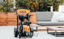 Powerful 272 BAR 3950PSI Petrol Pressure Washer Jet Wash Patio Cleaner PW3950SI