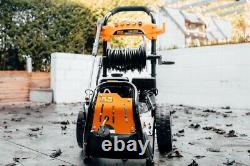 Powerful 272 Bar 3950psi Petrol Pressure Washer Jet Wash Patio Cleaner 20m Hose