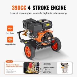 Powerful 4400 PSI Gas Pressure Washer 15Lmin 26 GPM 5 Nozzle Set Car Cleaning