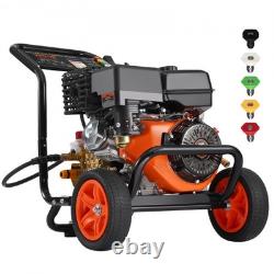 Powerful 4400 PSI Gas Pressure Washer 15Lmin 26 GPM 5 Nozzle Set Car Cleaning