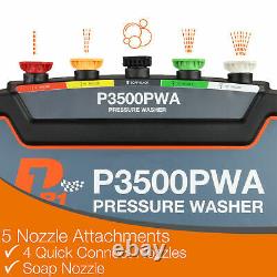 Powerful Petrol Power Pressure Washer Jet Washer 3000 PSI 207 BAR 7 HP Hyundai