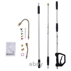 Pressure Washer Extension Wand Set Power Washer Lance Gun Attachment 4000PSI UK