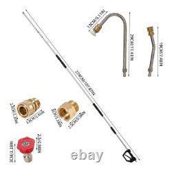 Pressure Washer Extension Wand Set Power Washer Lance Gun Attachment 4000PSI UK