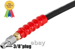 Pressure Washer Hose, 3/8 Inch X 50 FT, Quick Connect, 4000 PSI, High Tensile