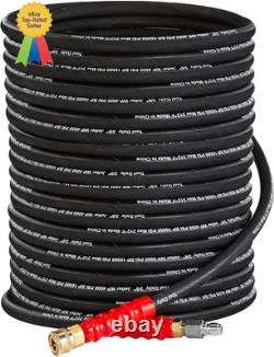 Pressure Washer Hose, 3/8 Inch X 50 FT, Quick Connect, 4000 PSI, High Tensile