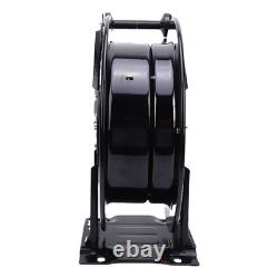 Pressure Washer Hose Reel Double Arm 3/8inx32.81ft Auto Rewind 4000PSI Power