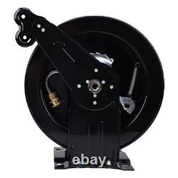 Pressure Washer Hose Reel Double Arm 3/8inx32.81ft Auto Rewind 4000PSI Power
