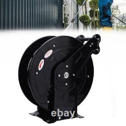 Pressure Washer Hose Reel Double Arm 3/8inx32.81ft Auto Rewind 4000PSI Power