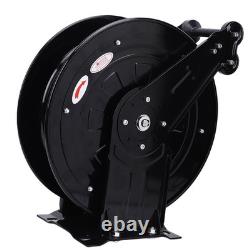 Pressure Washer Hose Reel Double Arm 3/8inx32.81ft Auto Rewind 4000PSI Power