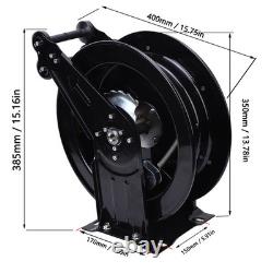 Pressure Washer Hose Reel Double Arm 3/8inx32.81ft Auto Rewind 4000PSI Power
