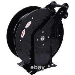 Pressure Washer Hose Reel Double Arm 3/8inx32.81ft Auto Rewind 4000PSI Power