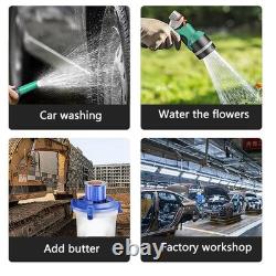 Pressure Washer Hose Reel Double Arm 3/8inx32.81ft Auto Rewind 4000PSI Power