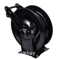 Pressure Washer Hose Reel Double Arm 3/8inx32.81ft Auto Rewind 4000PSI Power