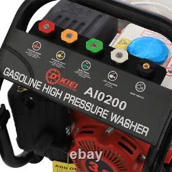 Pressure Washer Petrol 110BAR 1595PSI 3.0HP Power Jet Cleaner Wash Patio Cars