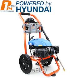 Pressure Washer Petrol Jet Washer 3000 PSI 206 BAR Powered By Hyundai Engine