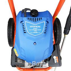 Pressure Washer Petrol Jet Washer 3000 PSI 206 BAR Powered By Hyundai Engine