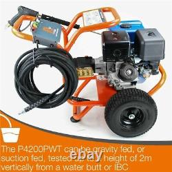 Pressure Washer Powerful Petrol Jet Washer 4200 PSI 290 BAR 14HP Hyundai Engine