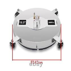 Pressure Washer Surface Cleaner 4000 PSI Stainless Steel Housing Power Washer