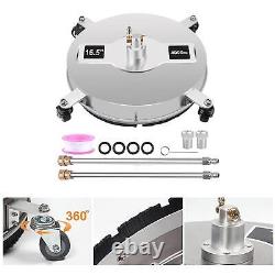 Pressure Washer Surface Cleaner 4000 PSI Stainless Steel Housing Power Washer